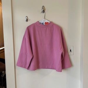 One of a kind sample! | pink mock neck sweater XS